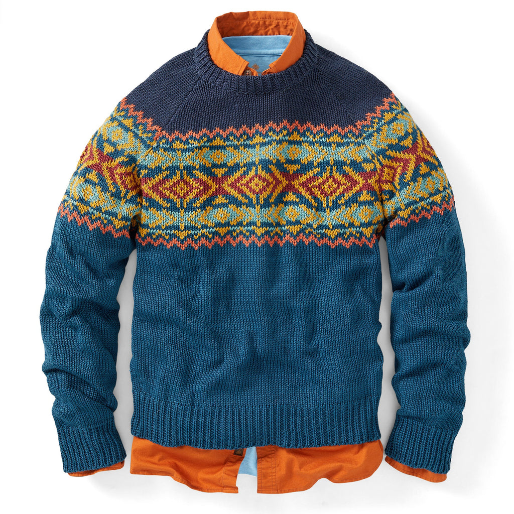 Himalayan Handknit Cotton Sweater – The Territory Ahead