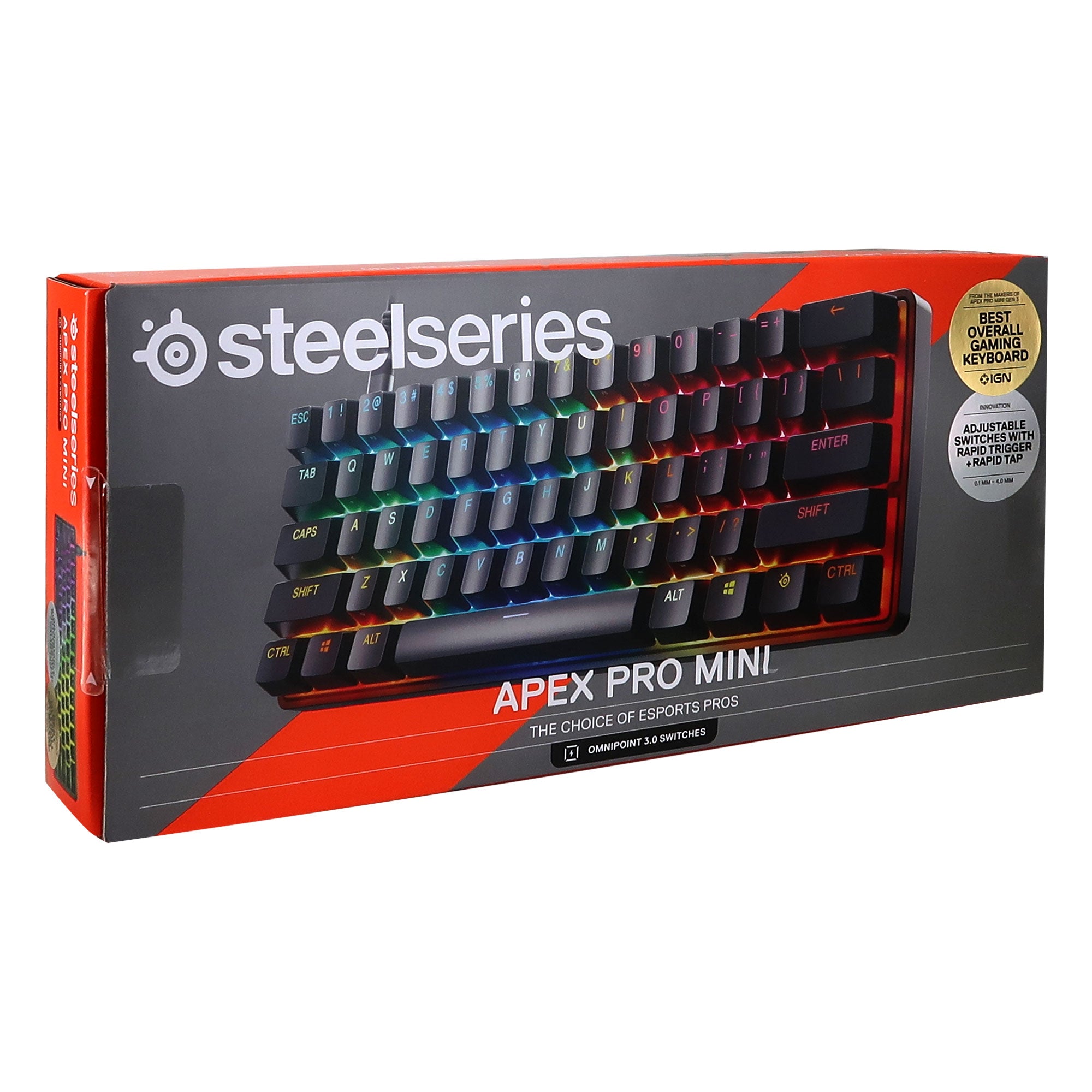 SteelSeries Apex Pro Mini Wired OmniPoint Gaming Keyboard Gen 3