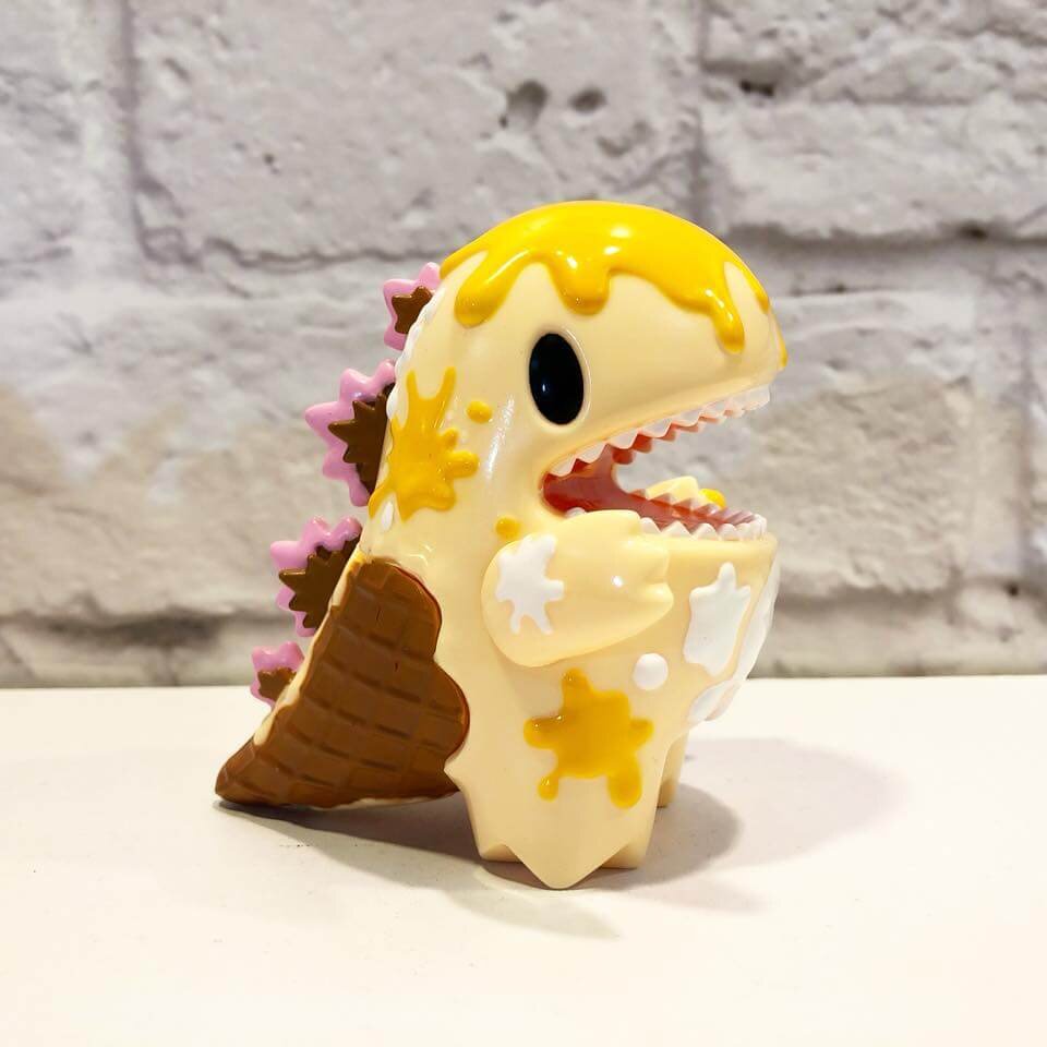 Mango Ice Cream Dino By Ziqi Monster Little x Unbox Industries