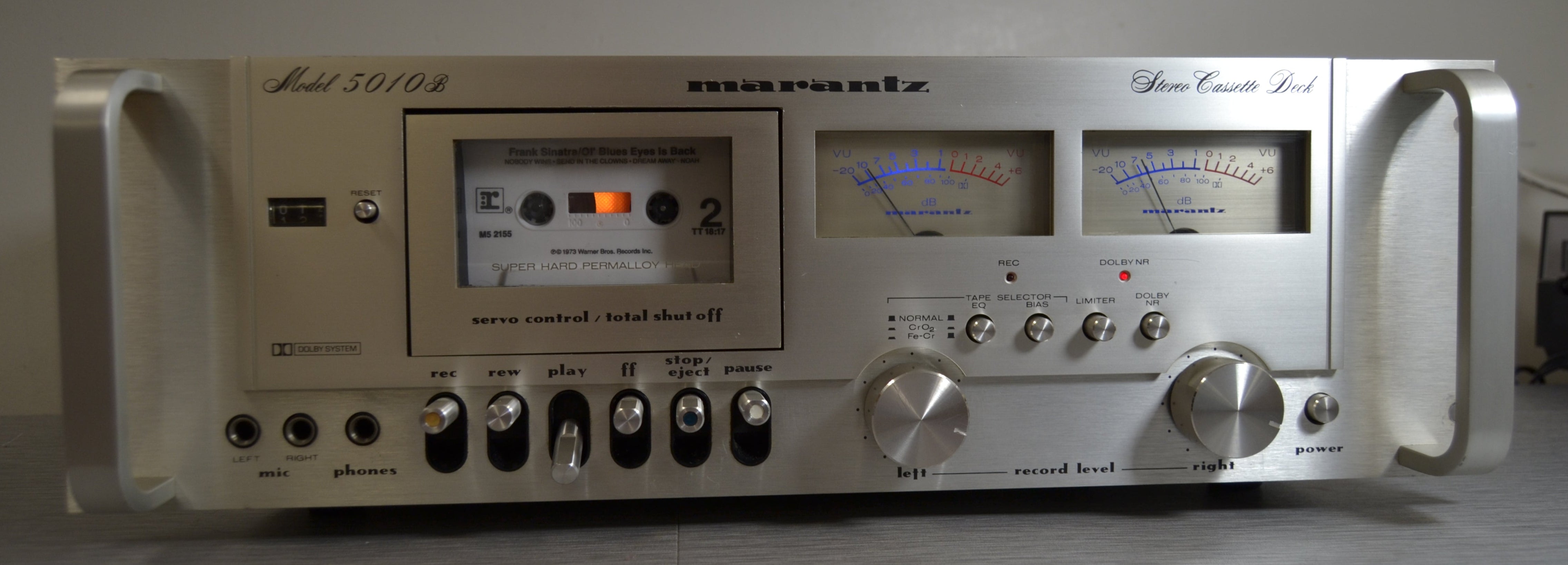Marantz 5010B SIngle Cassette Deck * New Belts * Audio Rack