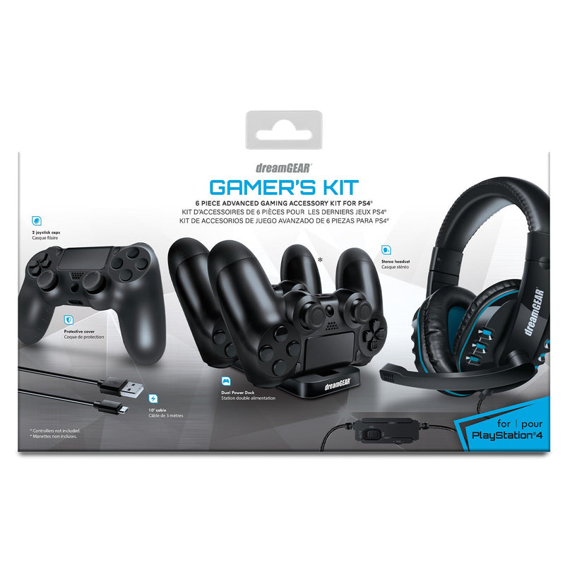 DreamGEAR PS4® 6-in-1 Gamer's Kit - DG-064366 - The Brick