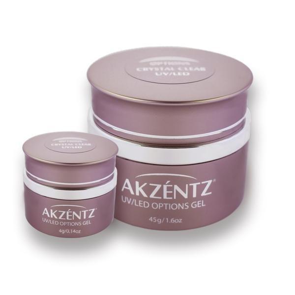 Akzentz Options Soak-Off Gel - Crystal Clear 45g – The Nail Hub