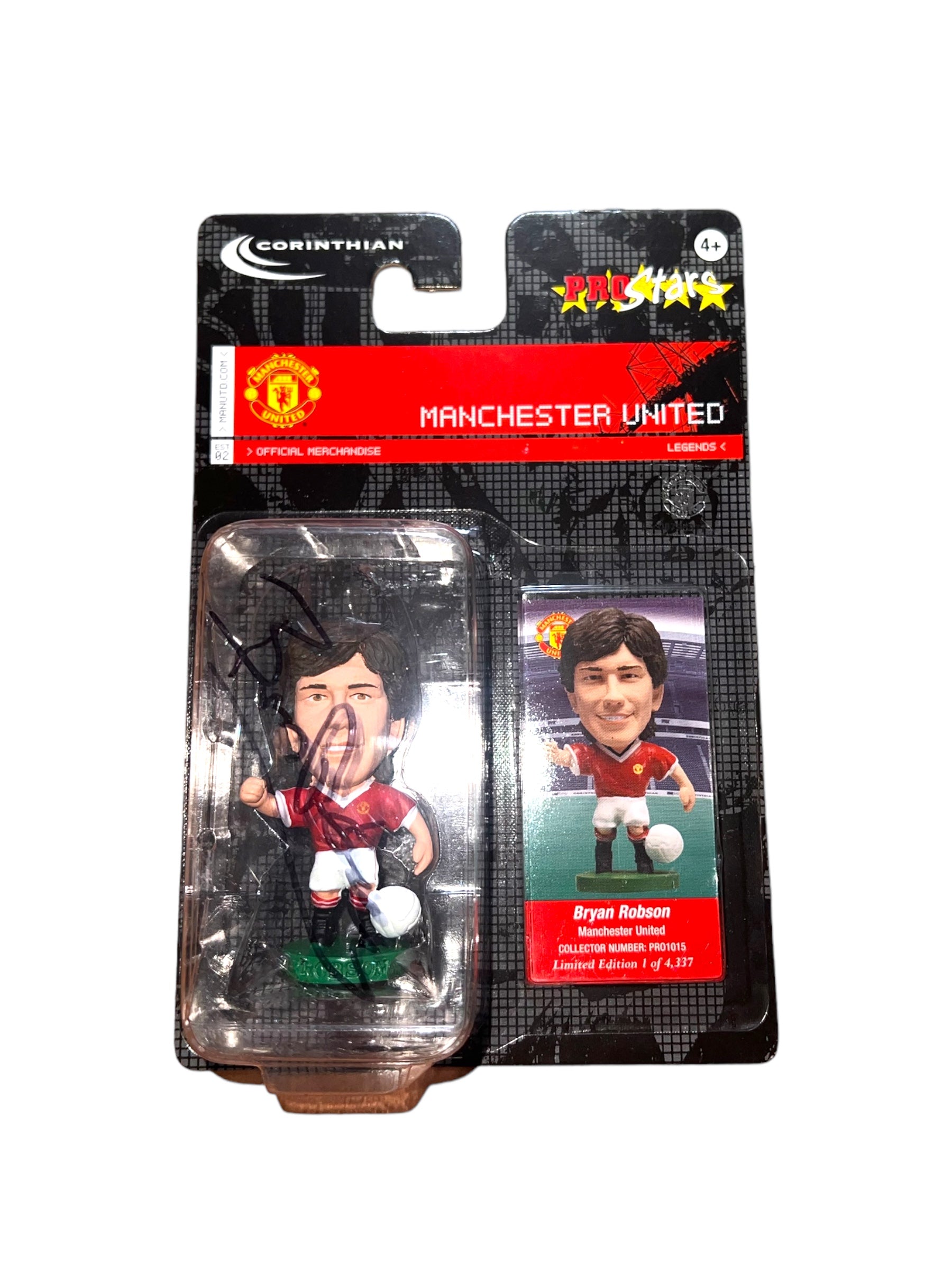 Bryan Robson Signed Corinthian Pro Stars Football Figure