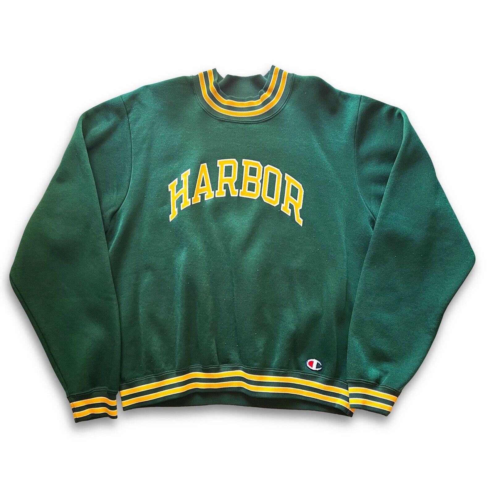 60's Champion Product INC Vintage Nylon HARBOR Crewneck Sweater XL