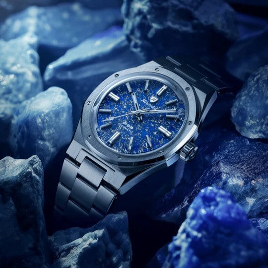 NIVADA GRENCHEN | F77 ~ MK2, Lapis Lazuli, Meteorite, Titanium