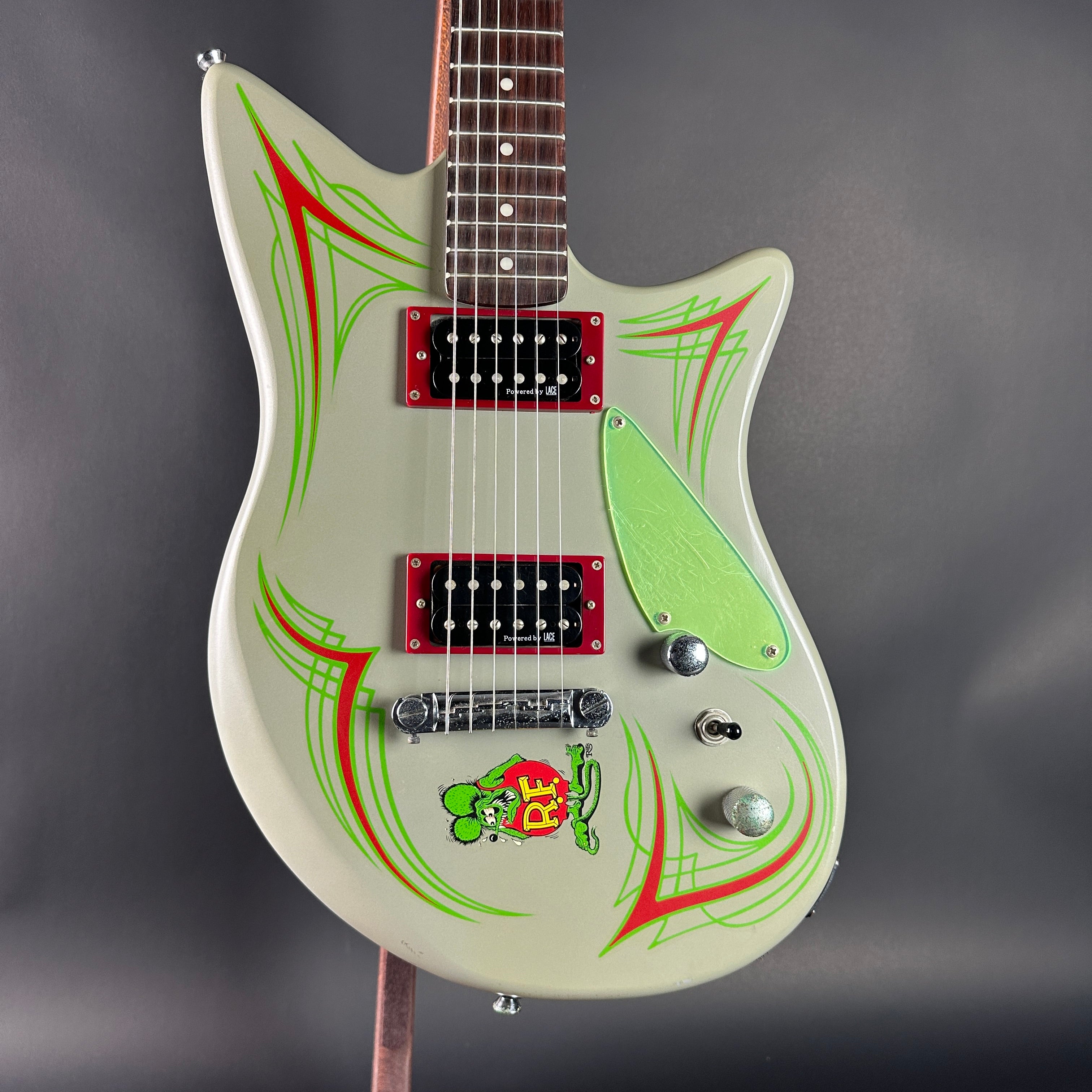 Used 2002 Rat Fink Guitar Grey Pinstripe w/case TSU21672 – Tone