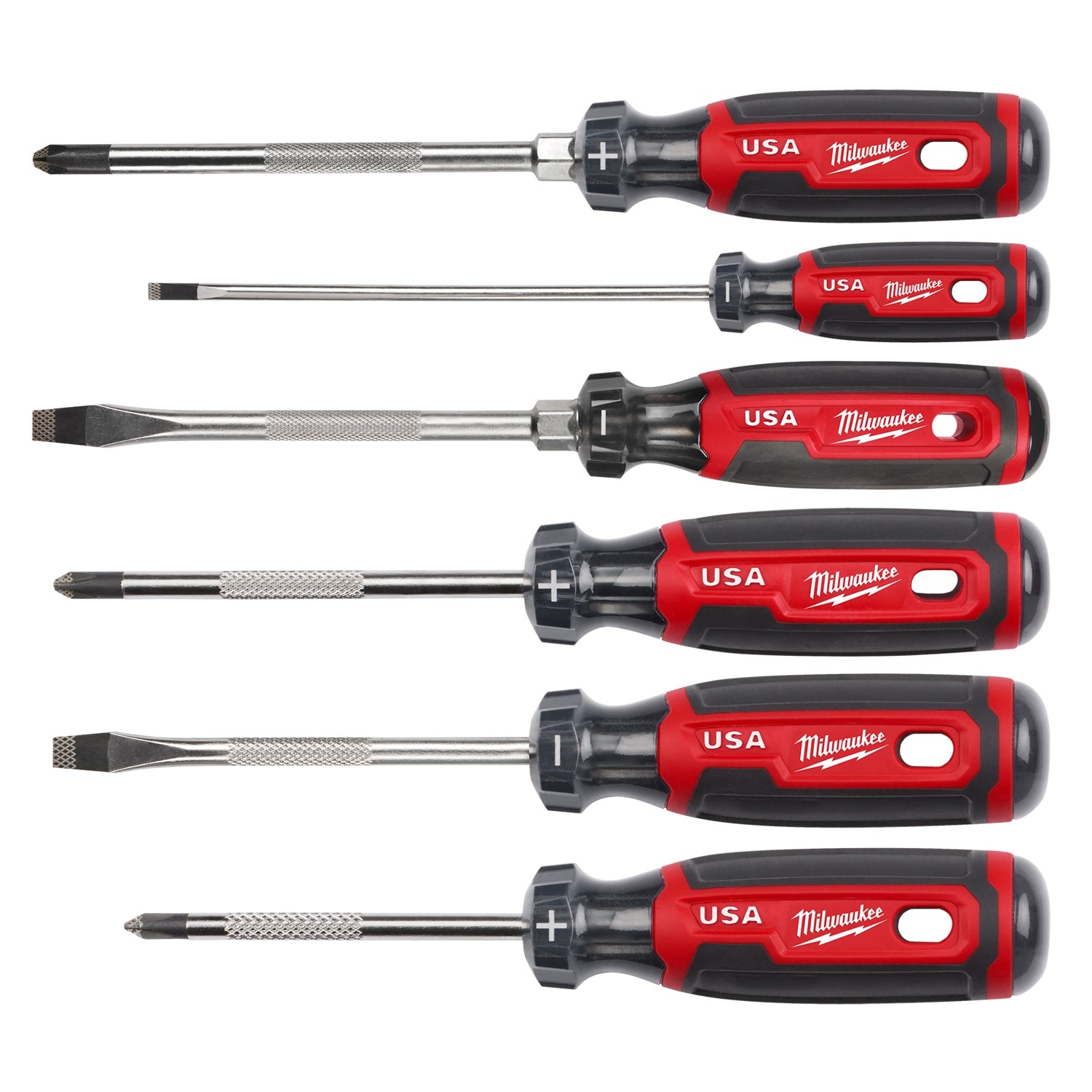 Milwaukee MT200-6 6PC Cushion Grip Screwdriver Set (Made in the