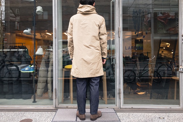 ミリタリーな気分を上手く表現したチョイふわシルエットのASPESIコート