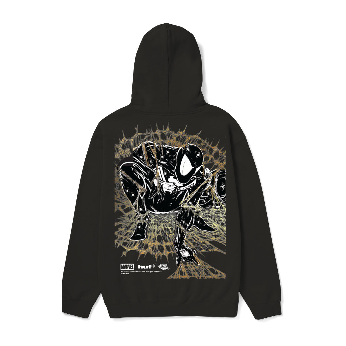 Huf Arachknight Full Zip Hoodie 'Black|PF00825-BLACK|Top Fashion