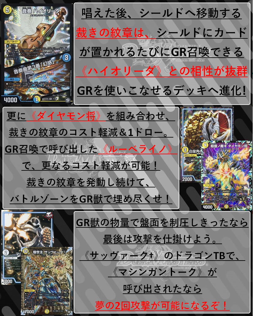 デュエル・マスターズ】白ゼロサッヴァーク【環境デッキ集】: カードを