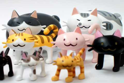 つみネコ マグネットマスコット @ つみネコドットコム