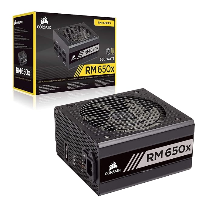 Corsair RM650X 650 Watt 80 Plus Gold Full Modular PSU – tpstech.in