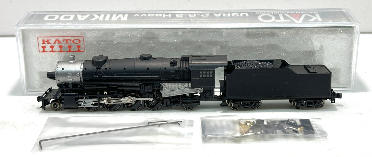 Kato 126-0200 N Scale Undecorated 2-8-2 Heavy Mikado Steam