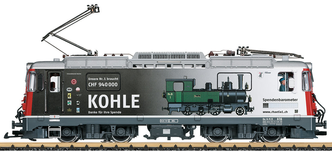 LGB 28444 G Rhaetian Railroad Class Ge 4/4 II Era VI Electric