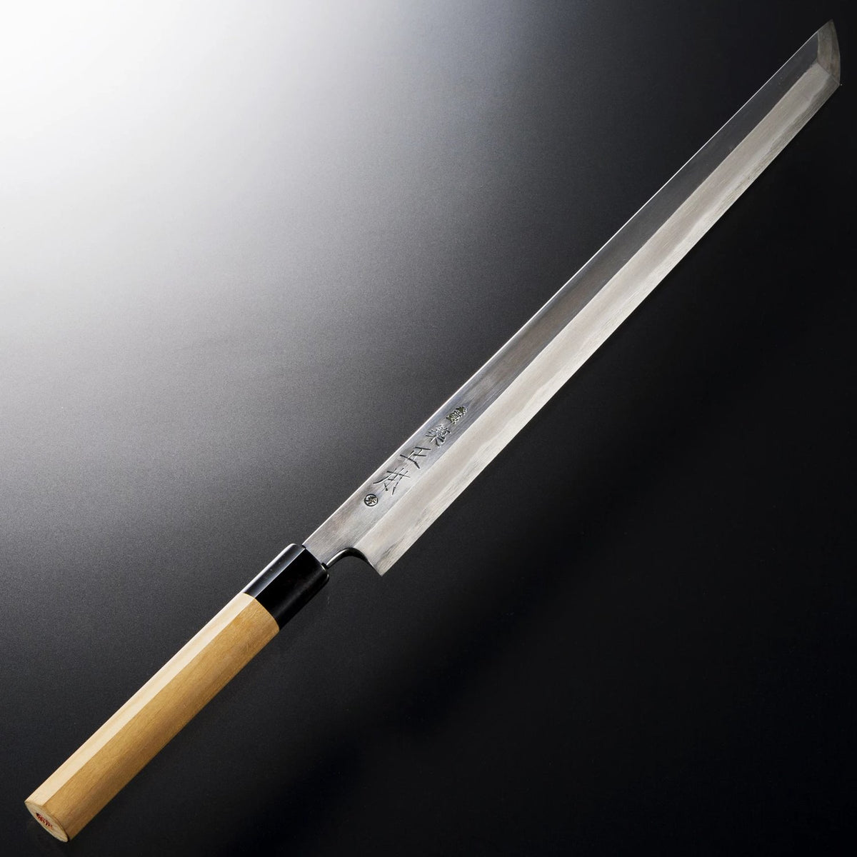先丸型青鋼刺身庖刀鏡面仕上 – 包丁の築地正本