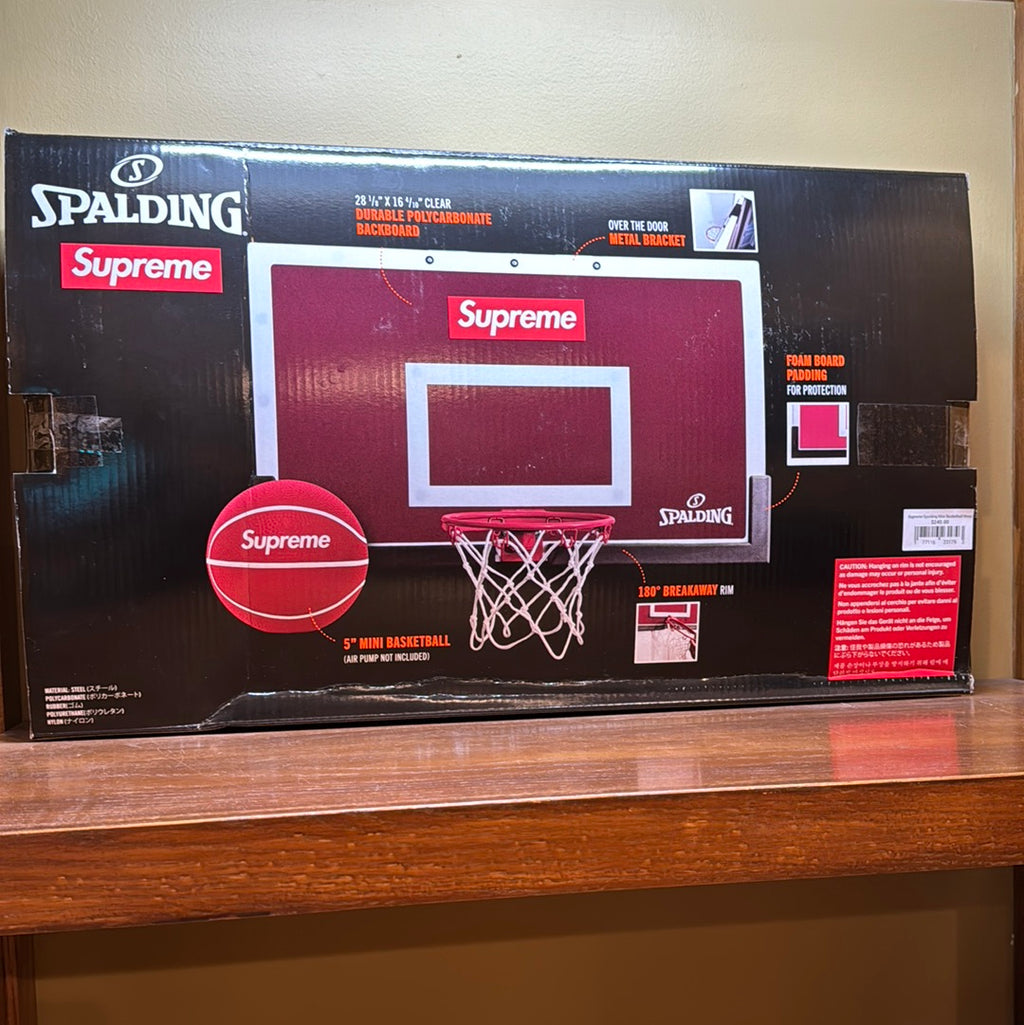 Supreme Spalding Mini Basketball Hoop – Underground Closet LLC