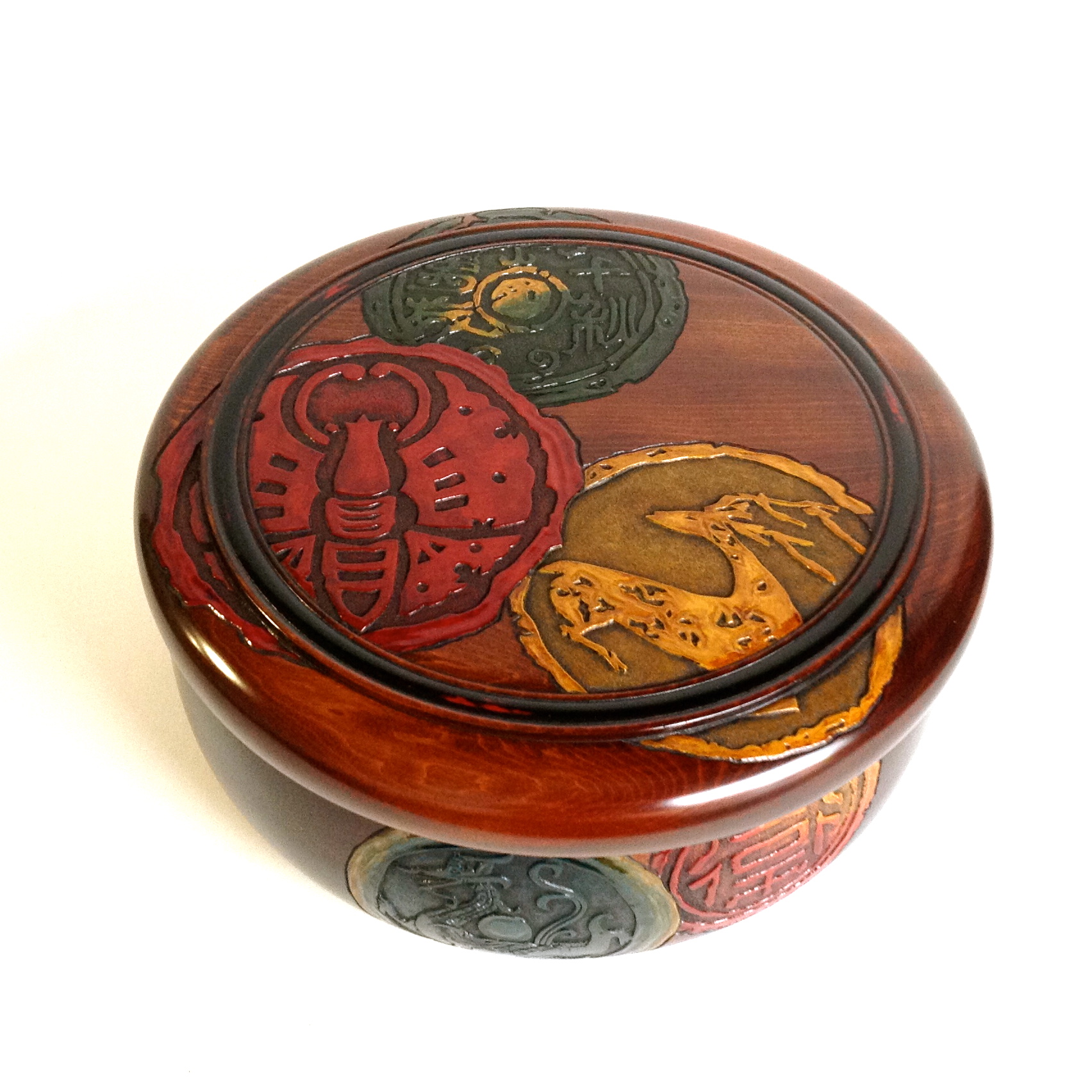 茶櫃 ｜ 岡山特産 烏城彫（うじょうぼり）～日本の手づくり漆器～