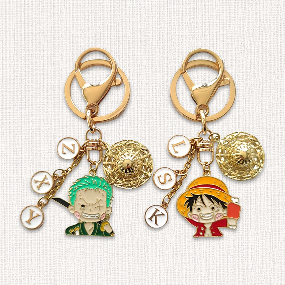 イニシャルキーホルダー・名入れバッグチャーム｜オリジナル・手作り