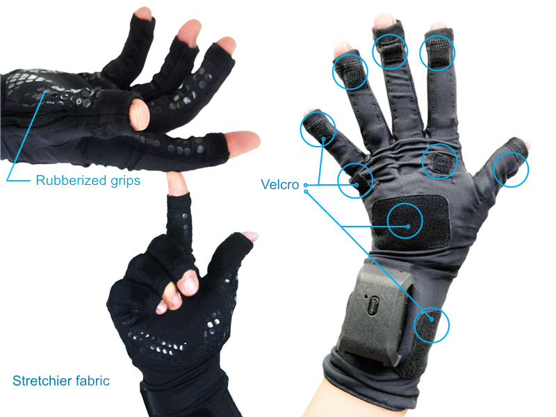 StretchSense MoCap Pro SuperSplay Gloves | 伸縮を感知 高精度センサ
