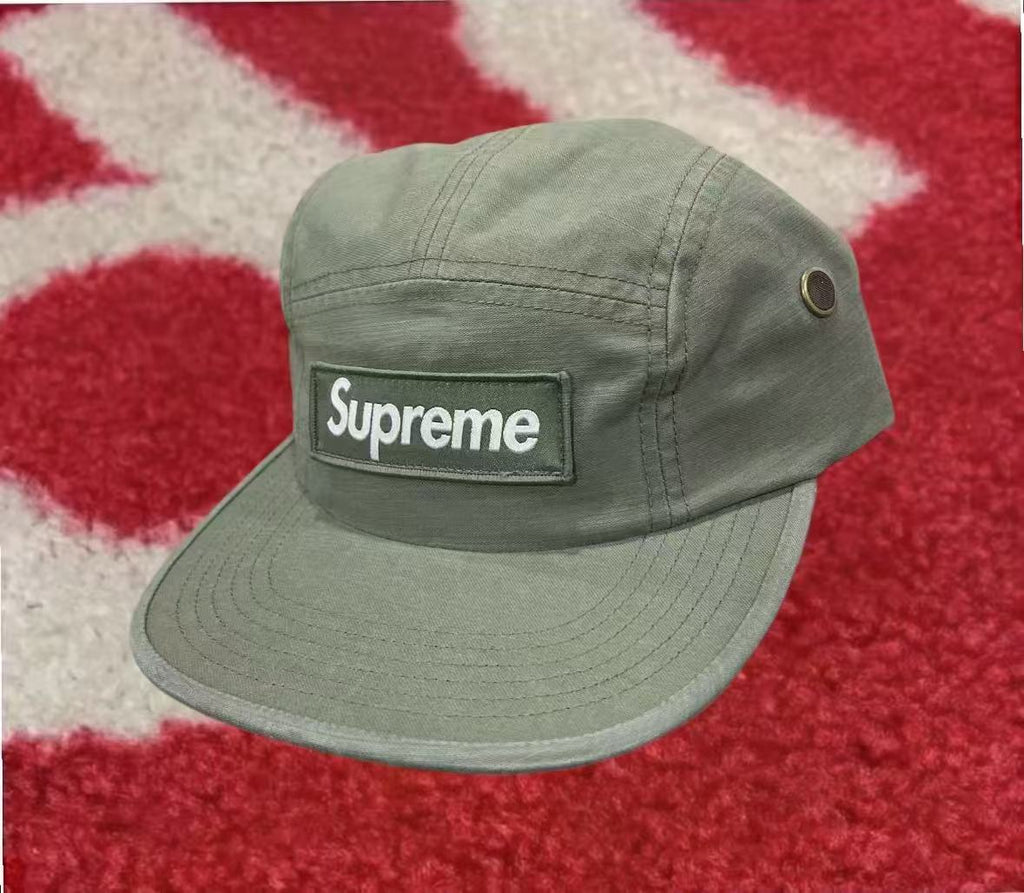 Supreme Military Camp Cap Olive SS25 – UniqueHype