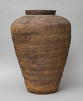 灰陶印文大壺 - 中国古陶磁 | 浦上蒼穹堂