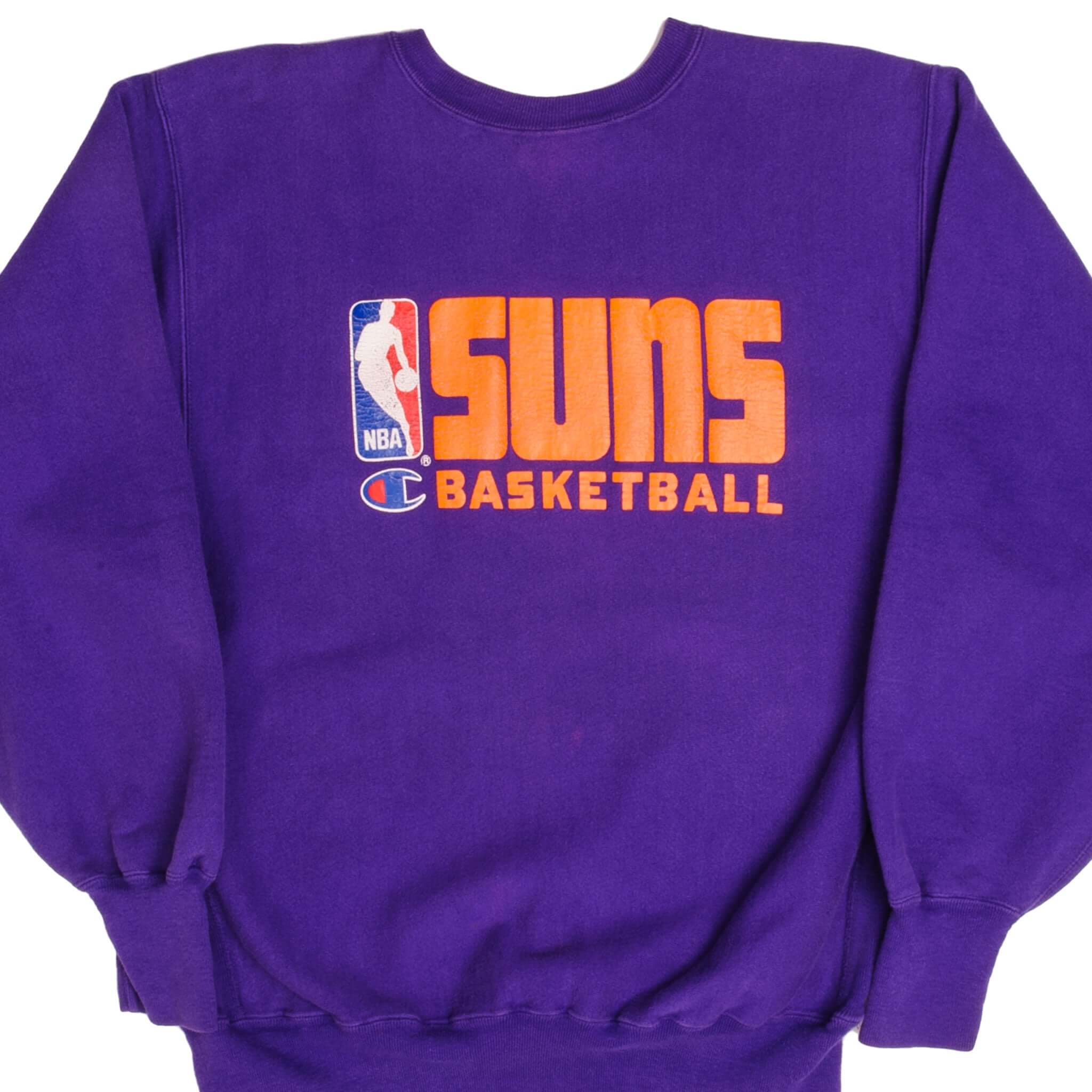 VINTAGE NBA PHOENIX SUNS REVERSE WEAVE CHAMPION SWEATSHIRT 1990S XL MA