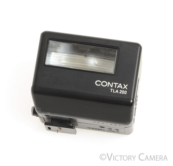 Contax TLA200 TLA 200 Black TTL Flash for G1 G2 Cameras w/ Case [EX+]