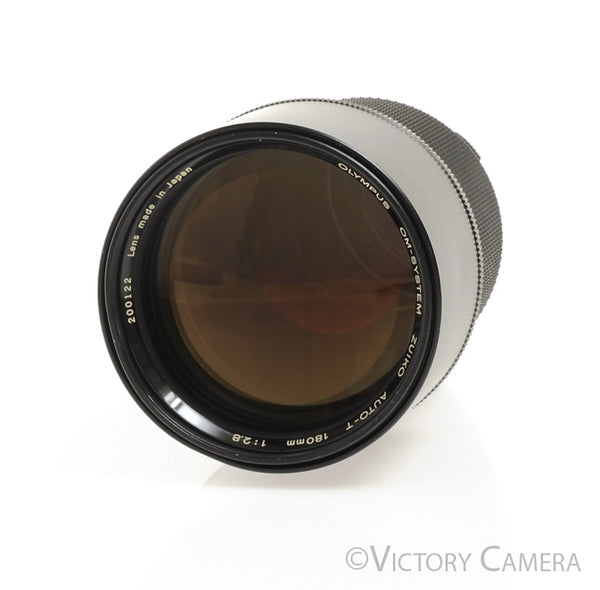 Olympus Zuiko 180mm f2.8 Auto-T Telephoto Prime Lens for OM-System [GO