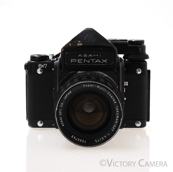 Pentax 6x7 67 Camera w/ Metered Prism, 75mm f4.5 Lens [GOOD]