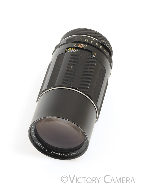 Pentax Super-Takumar 200mm f4 M42 Screw Mount Lens [EXC]