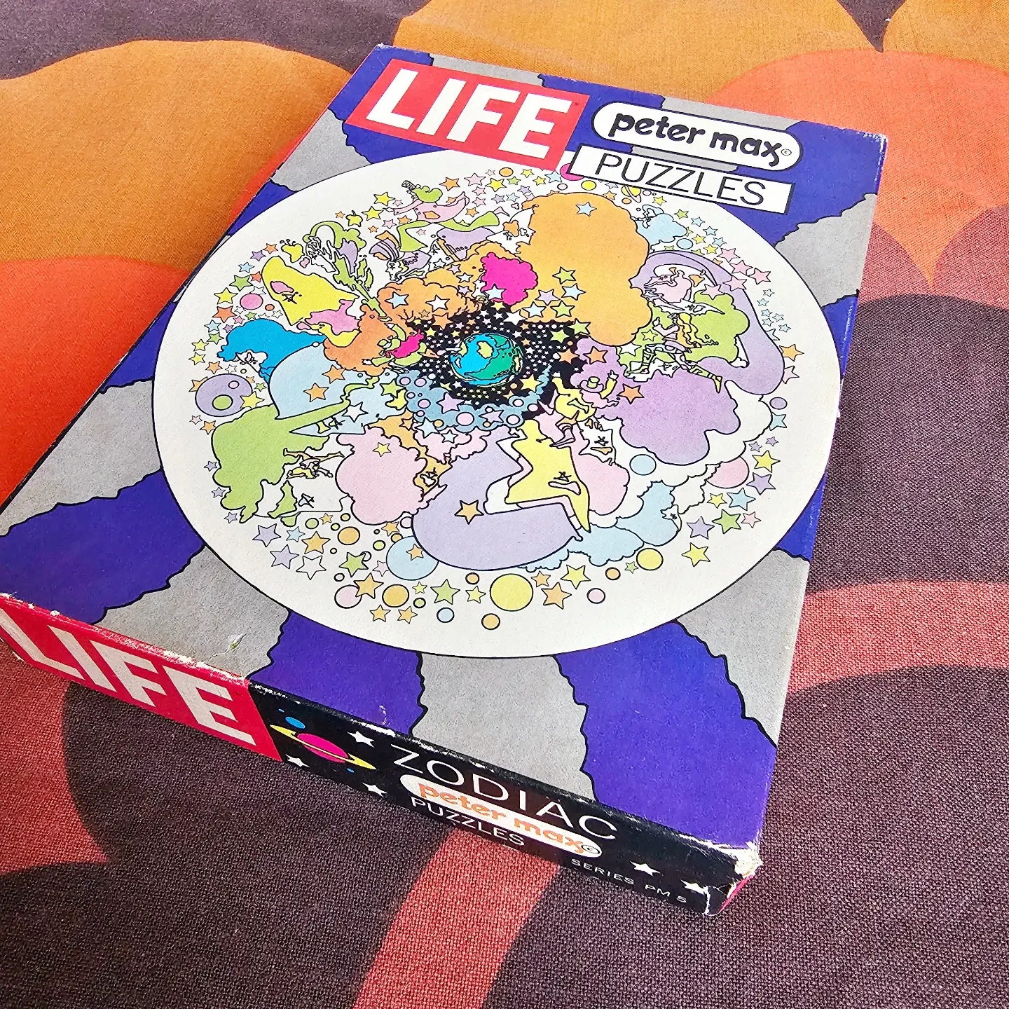 RARE 70s Peter Max Astrology Puzzle – Vice Of The Vintage Variety