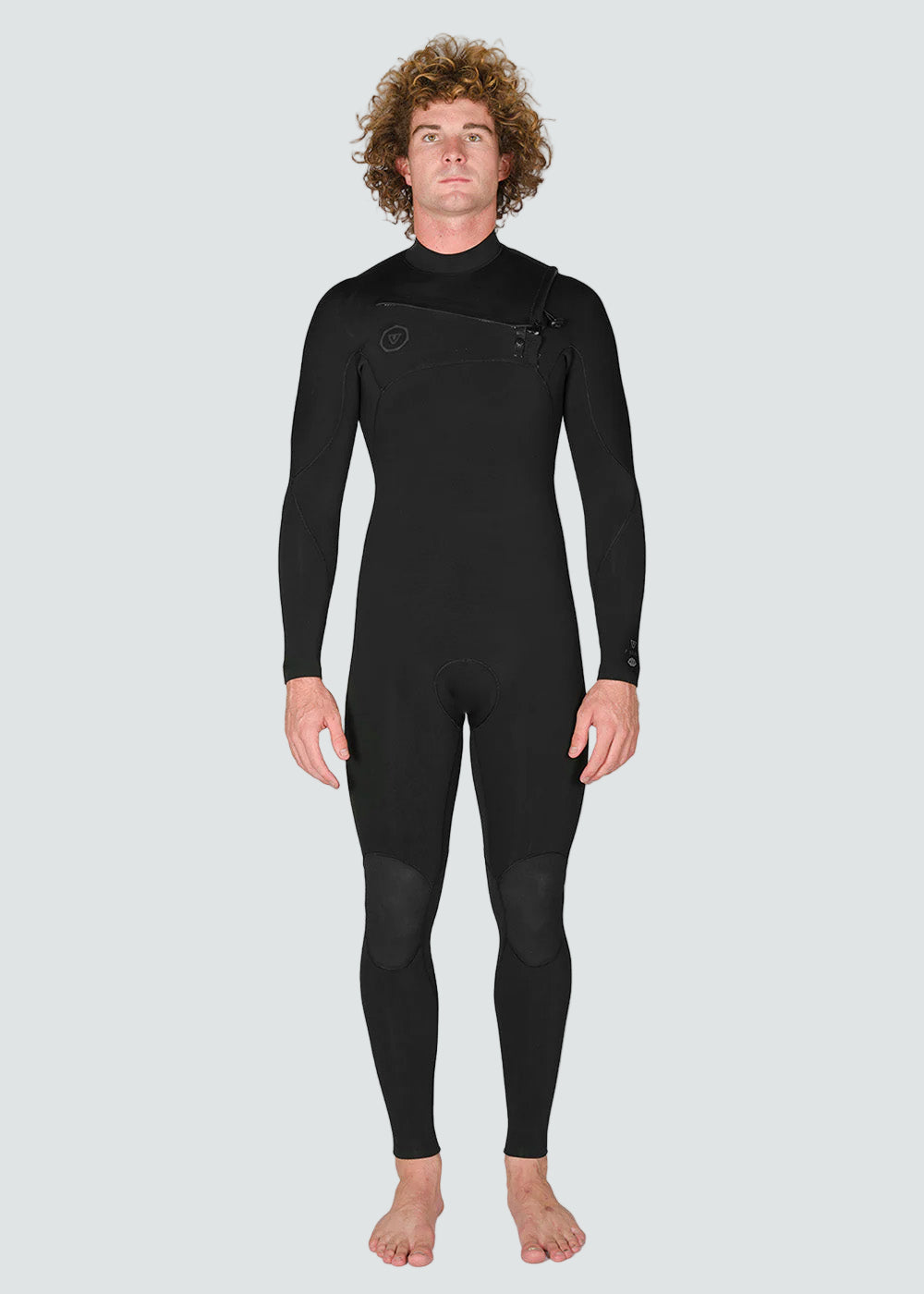 7 Seas 4/3mm Chest Zip Wetsuit Tonal Logos | Vissla Cold Water