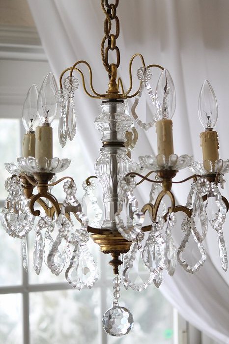 アンティークシャンデリア フランスアンティーク・ブロンズの