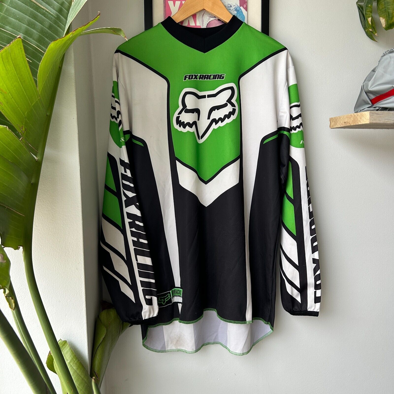 VINTAGE | FOX Racing Motocross Jersey Long Sleeve Shirt sz L – Waybach