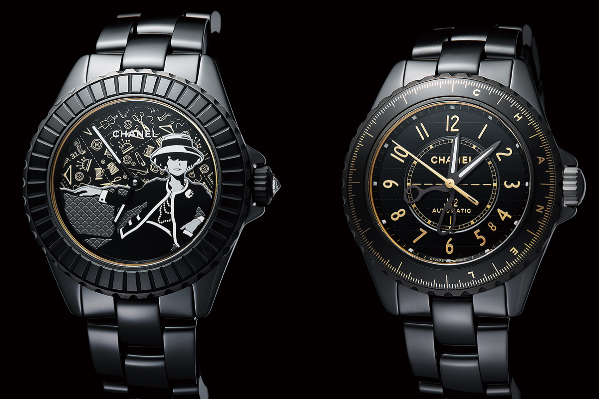 シャネルが2024年に発表した「J12」などの腕時計を振り返ると、内外装