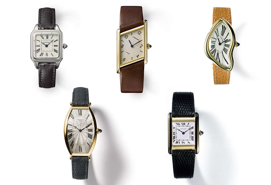 カルティエの稀少なアーカイブコレクションをブティックで展示中