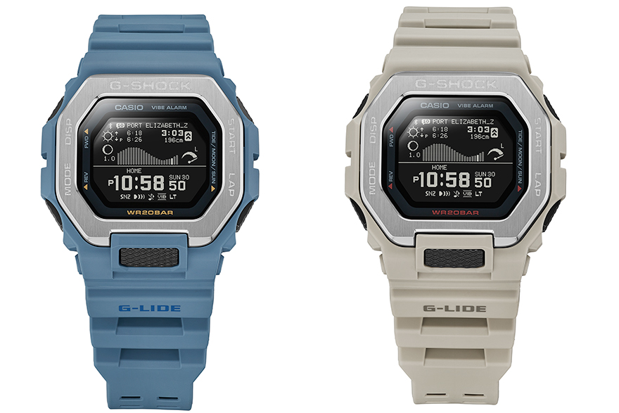 トップサーファーにも支持されるG-SHOCK「G-LIDE GBX-100」に海を