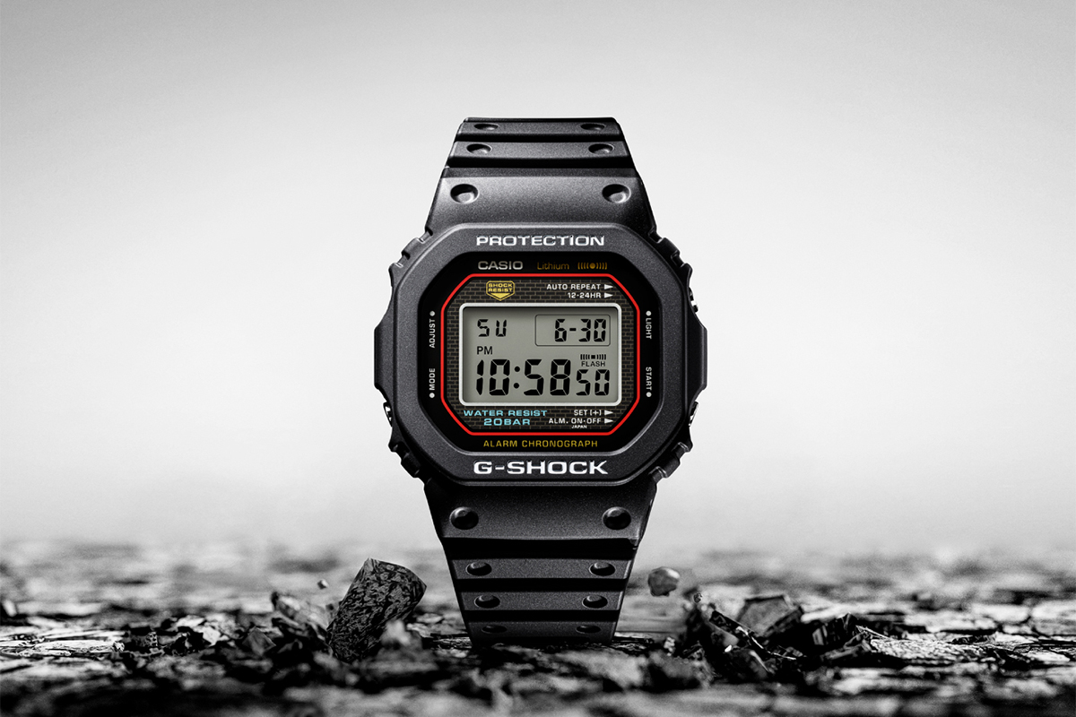 G-SHOCKの顔、「DW-5000C」復刻モデル「DW-5000R」が定番モデルとして