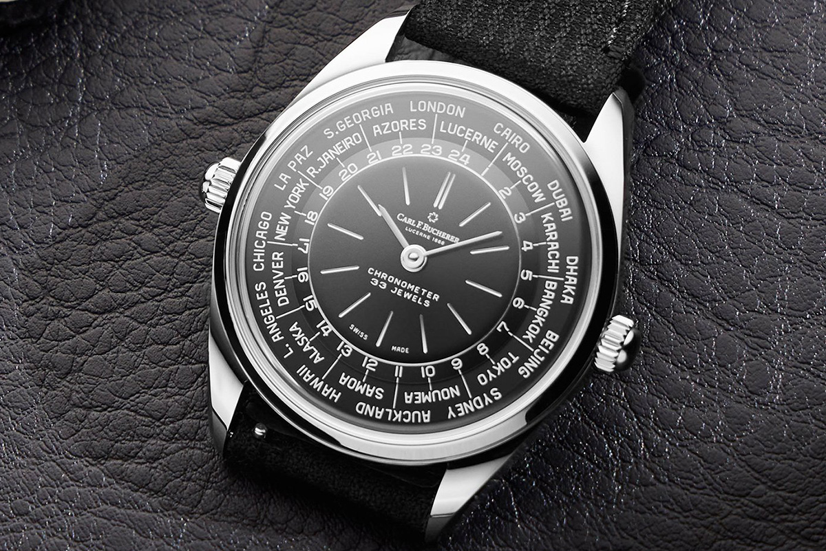 カール F. ブヘラの「ヘリテージ ワールドタイマー」はレトロで現代的