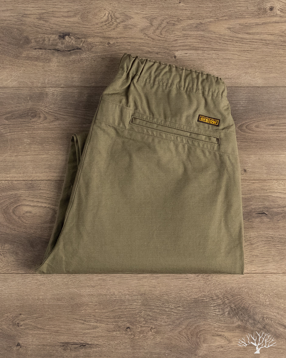 orSlow - New Yorker Pants - Army Green Ripstop – Withered Fig
