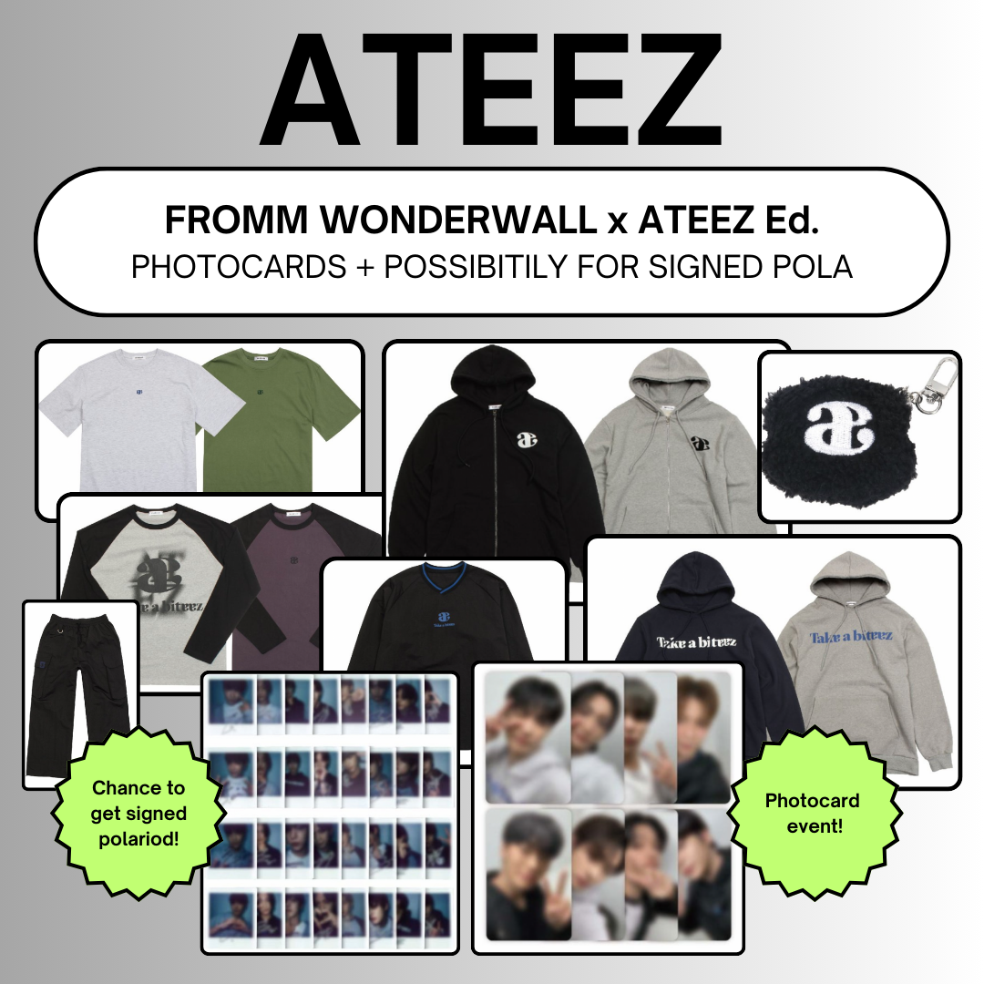 01/07 WONDERWALL x ATEEZ] MD + PHOTOCARD EVENT (PRE-ORDER