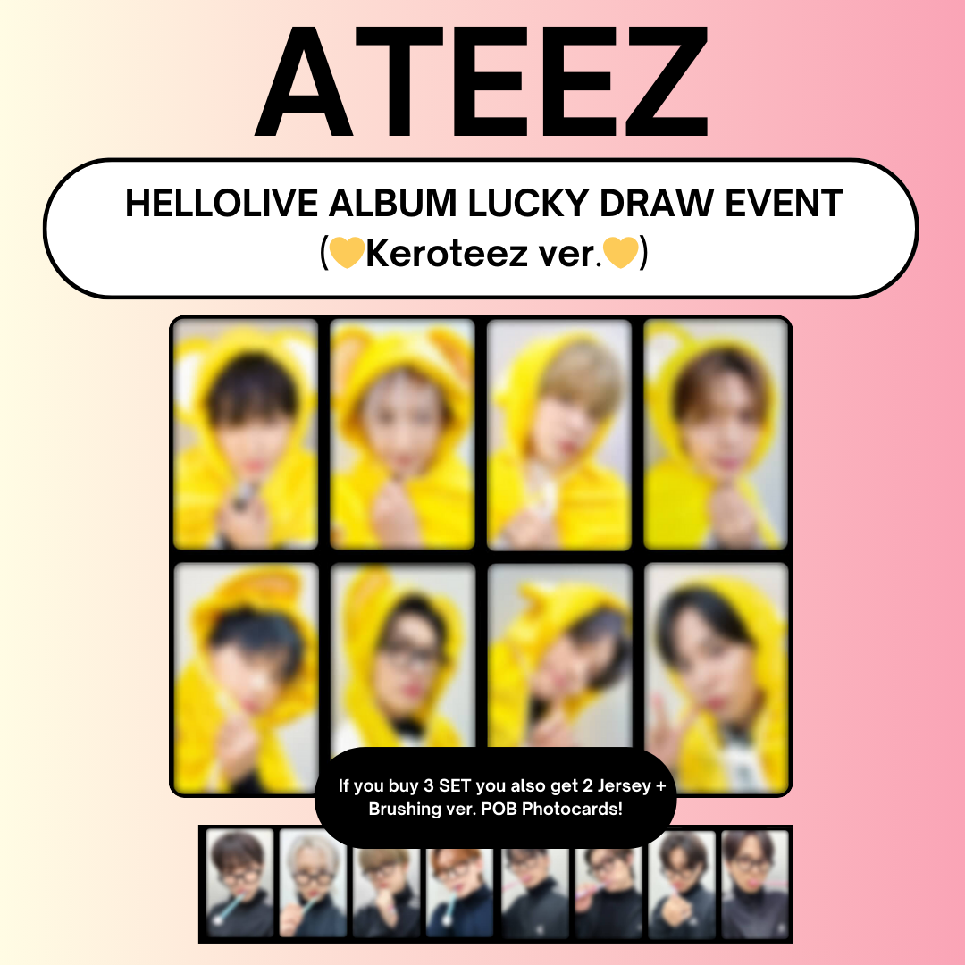 12/29 HELLOLIVE LUCKY DRAW EVENT] ATEEZ - GOLDEN HOUR : Part.1