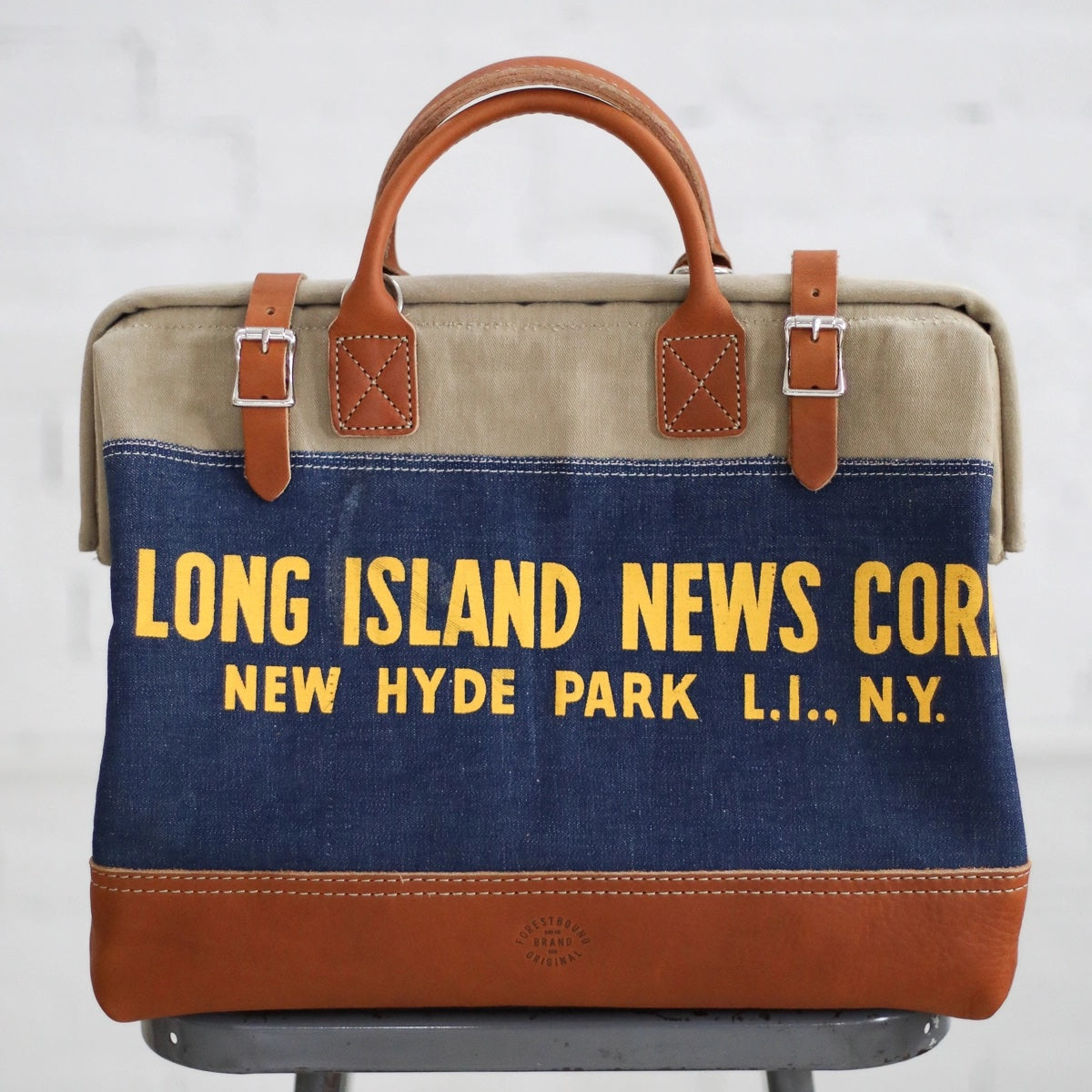 FORESTBOUND one of a kind 1940's Era Salvaged Canvas and Work