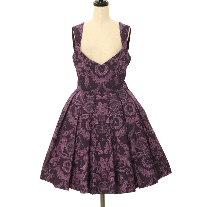 ブラックピースナウ王冠ジャンパースカート