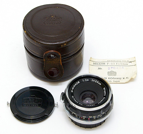 カメラの八百富｜W-NIKKOR 3.5cm F2.5 外絞り環 ニッコール ニコンS用