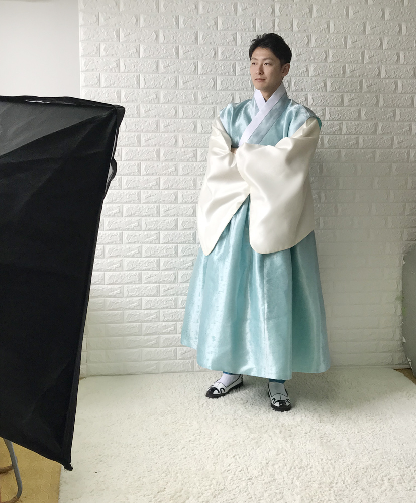 男性用 パジ チョゴリ ! 写真撮影 してきました!!