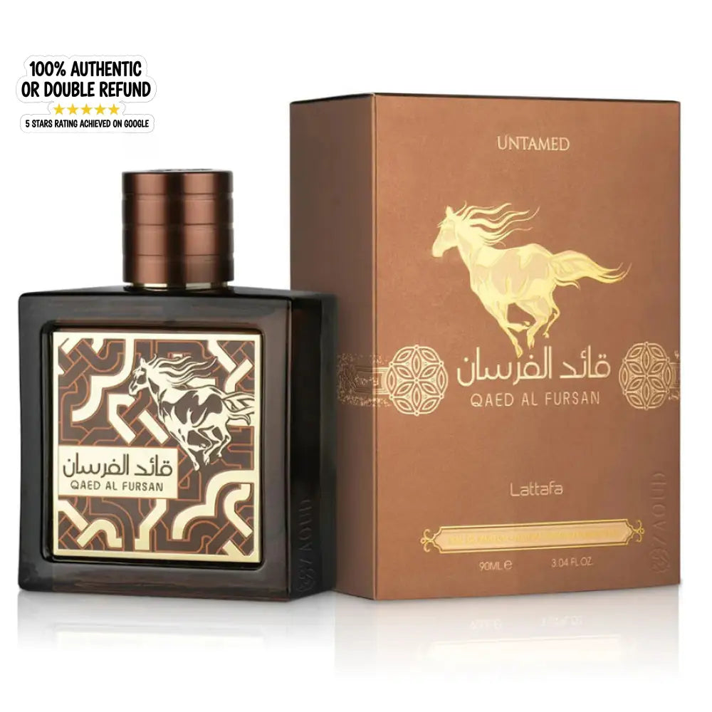 Lattafa Qaed Al Fursan Untamed 100ml EDP For Men – Zed Aromas