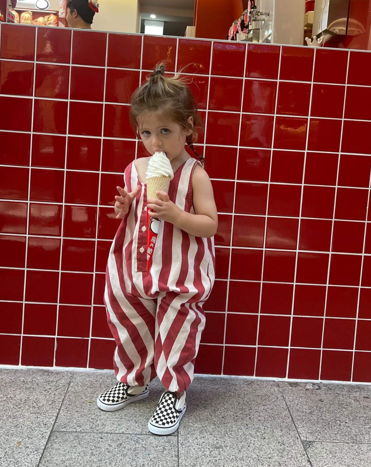 skipper jumpsuit | rosso stripe – ZIGGY ZAZA