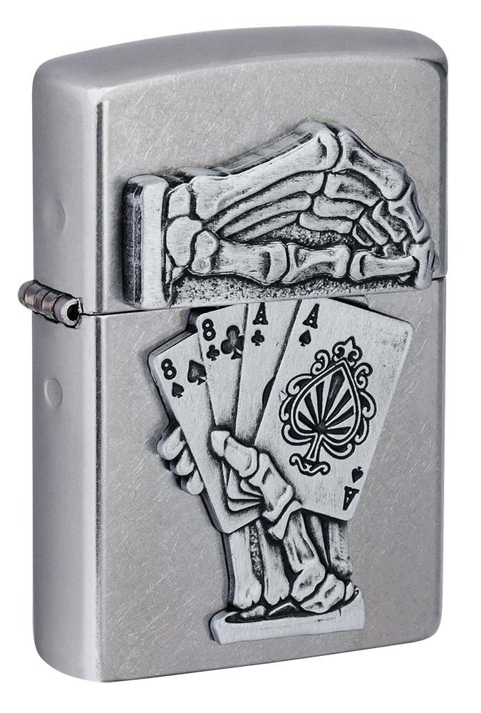 Dead Mans Hand Surprise Emblem Design Street Chrome™ Windproof