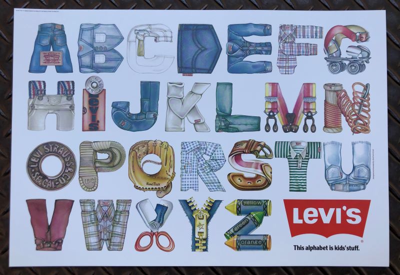 70'S ビンテージ リーバイス（Levis） 販促用 ポスター | Abbot Kinney
